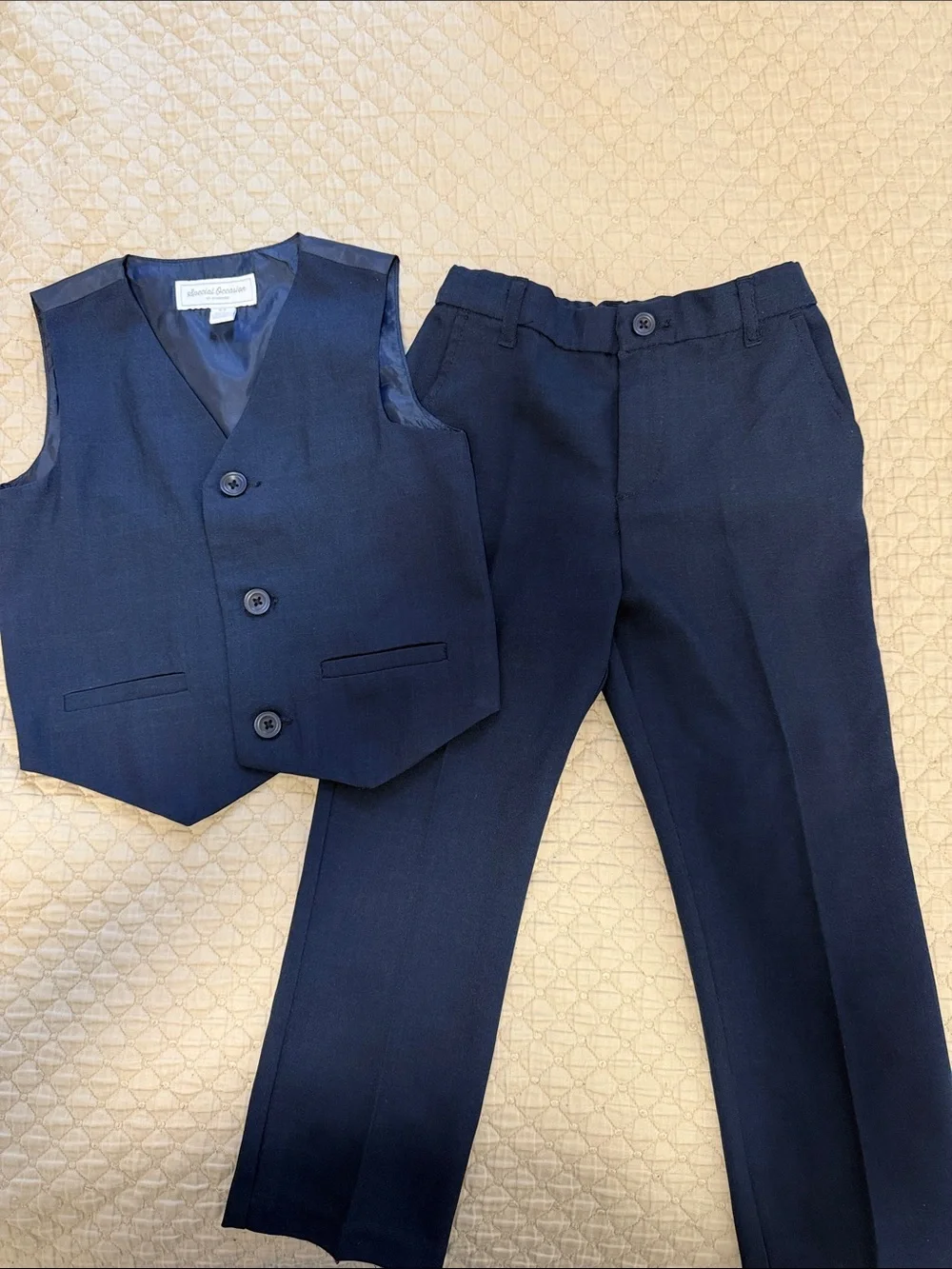 Gymboree Navy Special Occasion Vest, Pants, Tie(children’s place)